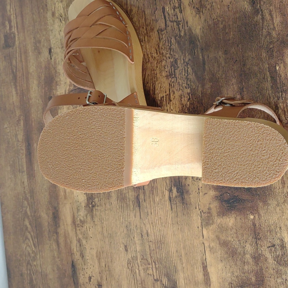 Swedish Hasbeens New Braided Sandal NWOT Sz. 8 - Picture 5 of 5